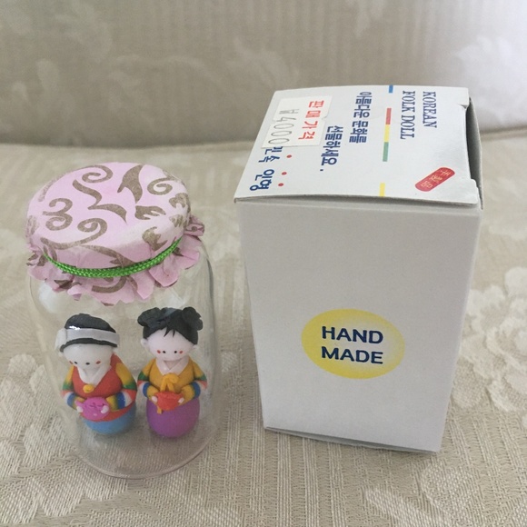 3/$20 Traditional Handmade Korean Folk Dolls in a Bottle - Picture 3 of 3